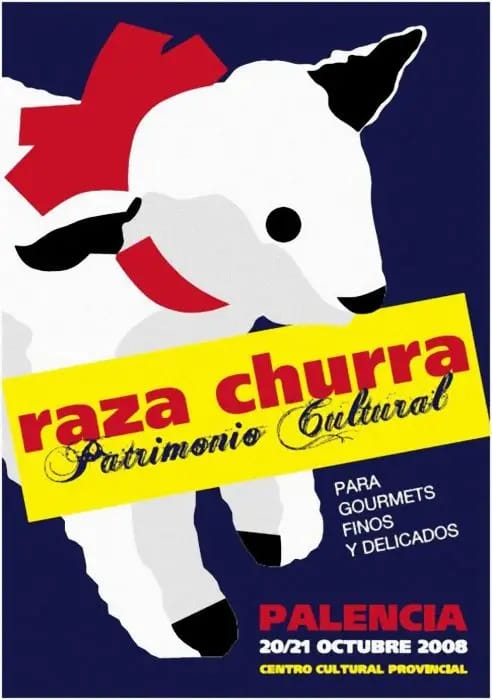 Cartel Raza churra, patrimonio cultural Raza churra, patrimonio cultural
