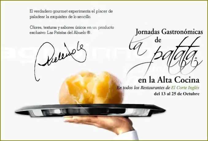 Jornadas de la Patata en la Alta Cocina Jornadas de la Patata en la Alta Cocina