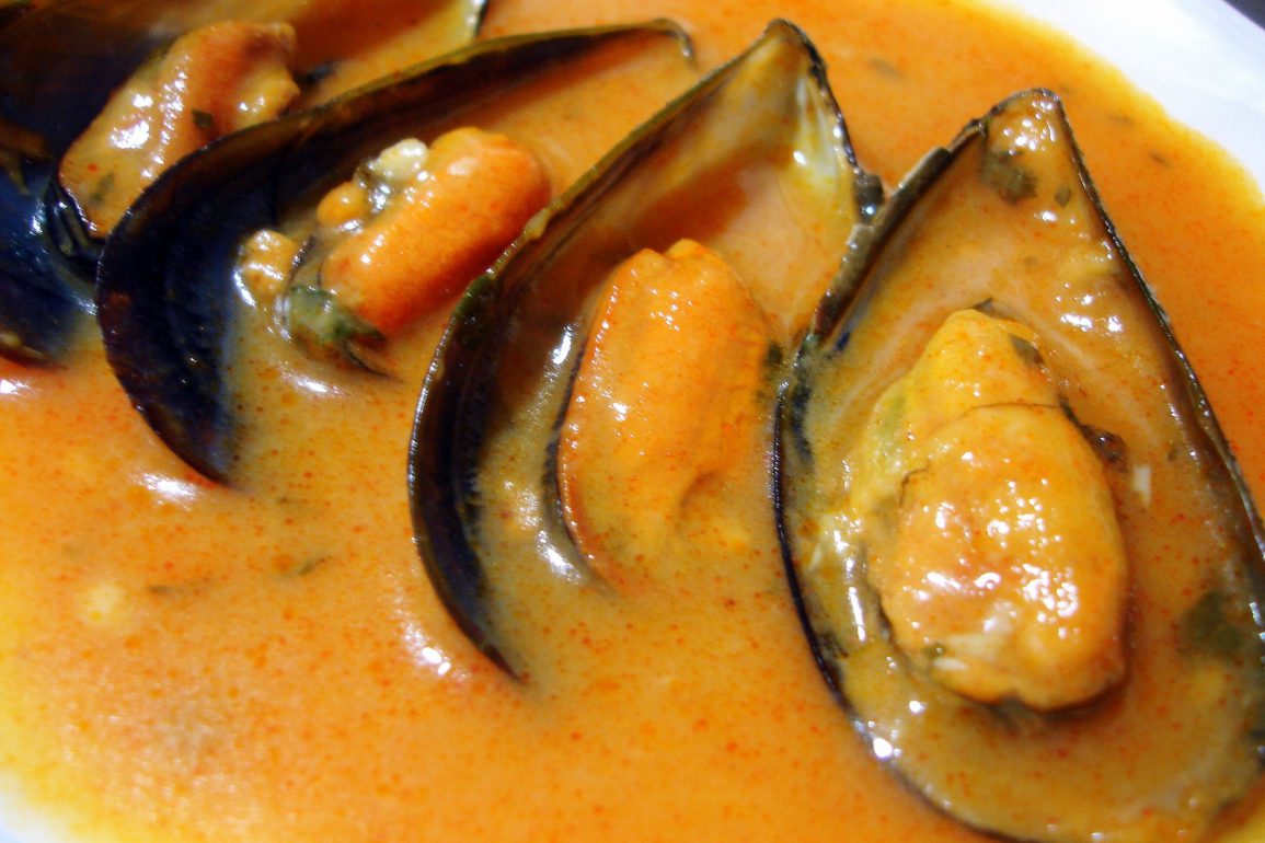 Mejillones en salsa picante