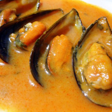 Mejillones en salsa picante