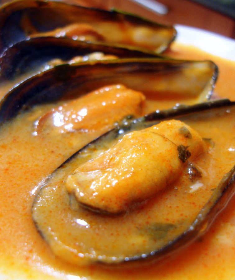 Mejillones en salsa picante