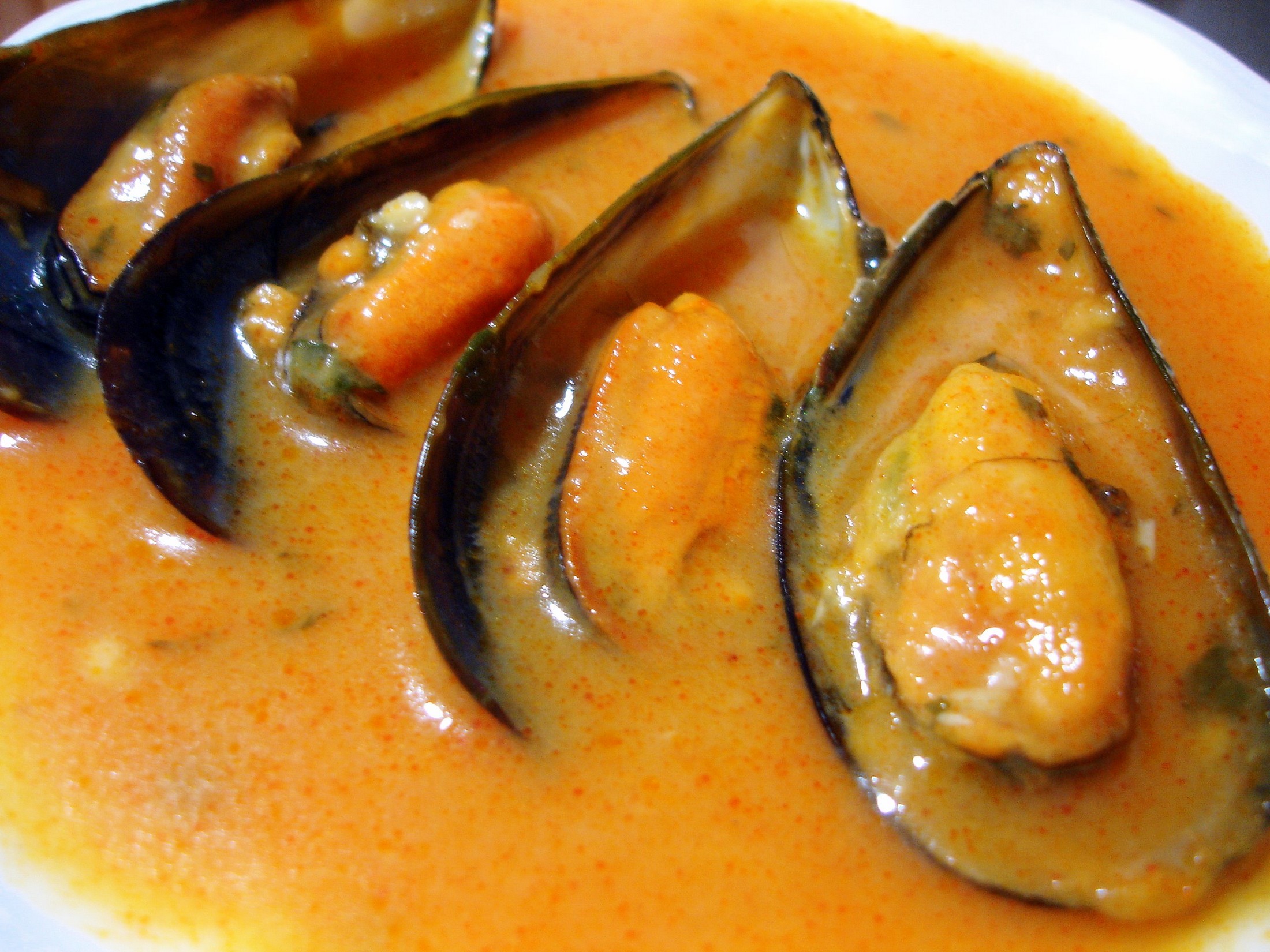 Receta casera de mejillones en salsa de tomate picante Receta casera de mejillones en salsa de tomate picante