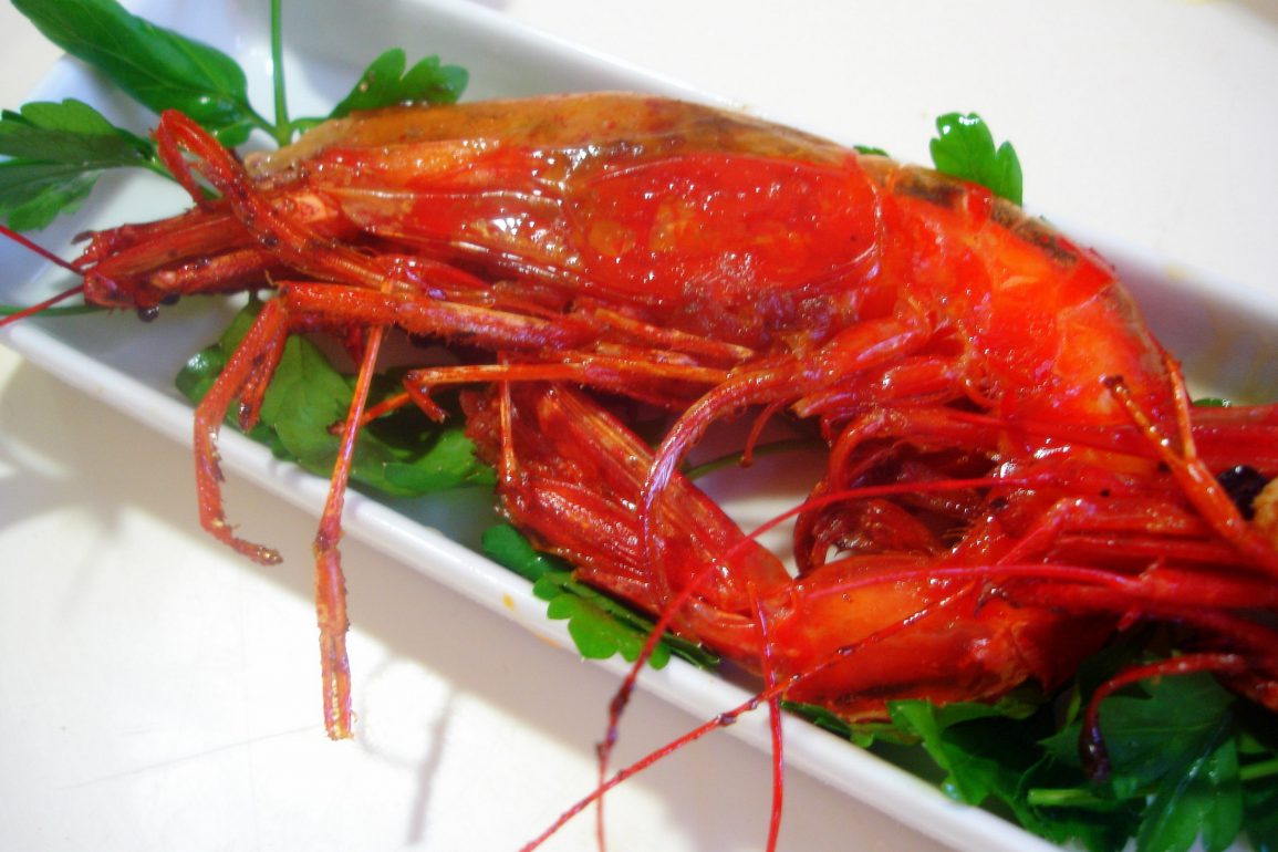 Receta de Carabineros a la plancha