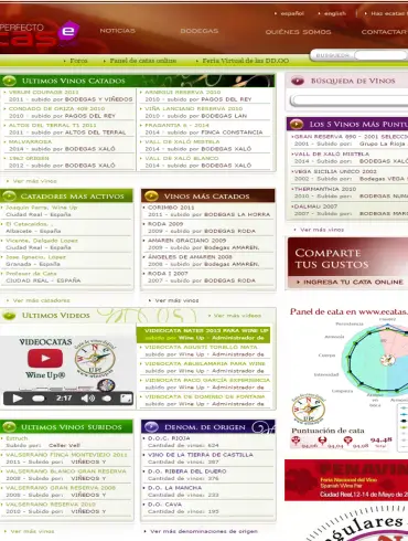 Ecatas.com, la nueva web del mundo del vino