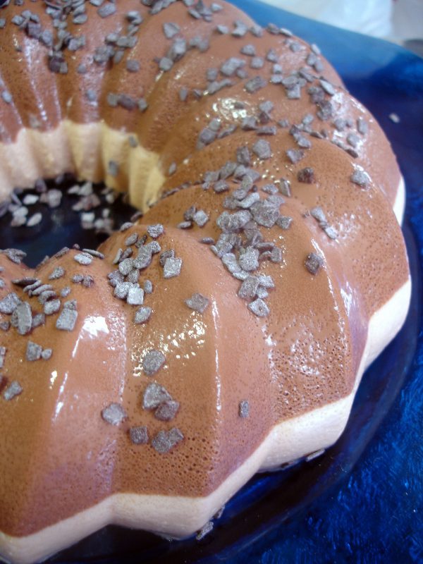 Tarta de chocolate y turrón de Jijona