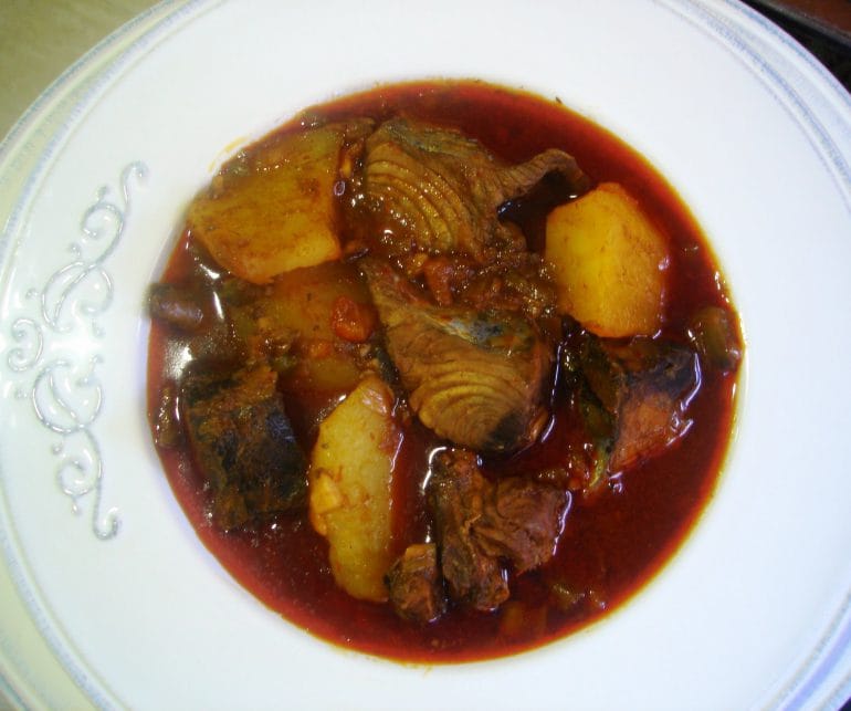 Receta de marmitako