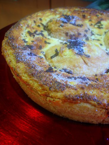 Receta de Tarta de queso y manzana reineta