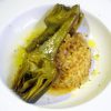 Arroz con alcachofas