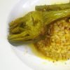 Arroz con alcachofas