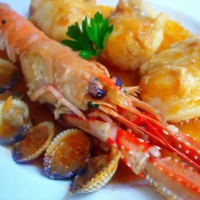 Receta de Caldereta de rape y cigalas o de marisco