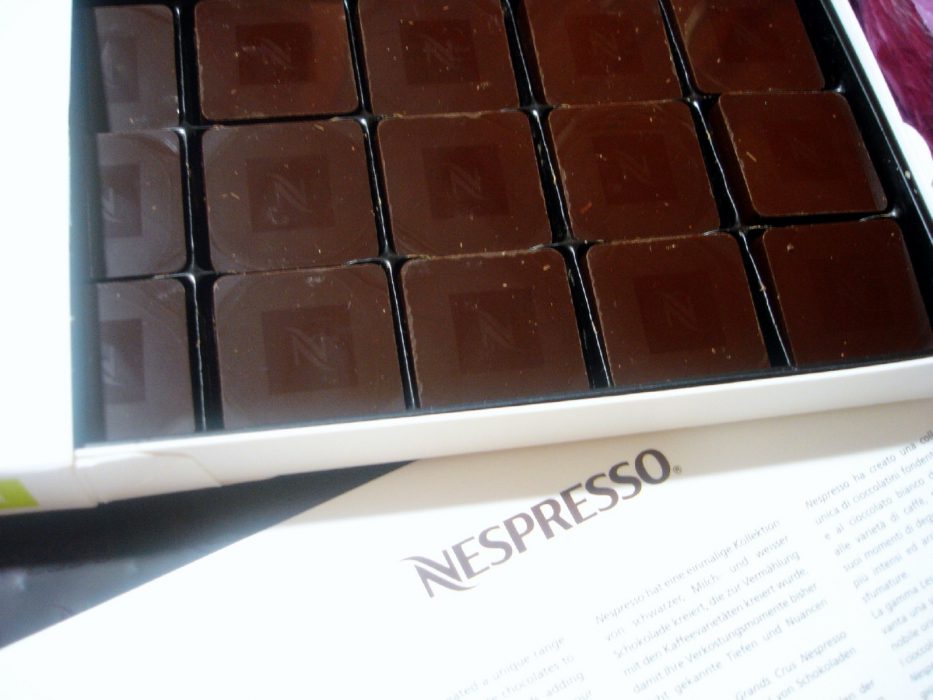 chocolates nespresso