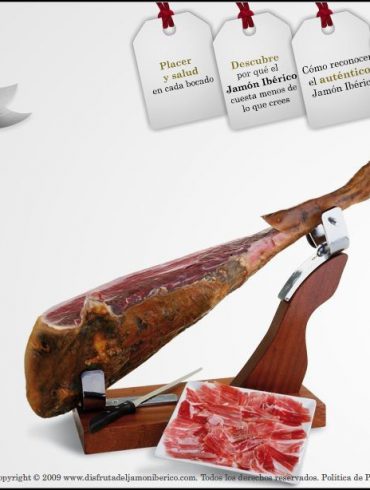 disfruta del jamon iberico