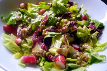 Ensalada de rabanitos con aliño de anchoa