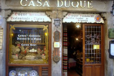 Fachada del Restaurante Casa Duque