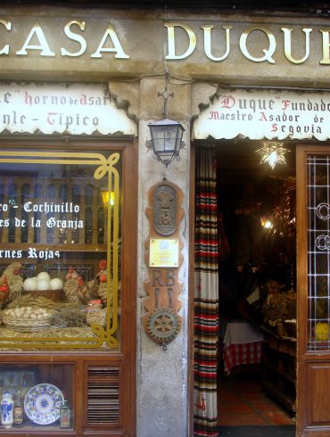 Fachada del Restaurante Casa Duque