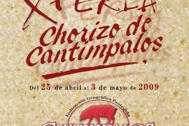 Cartel de la X Feria del Chorizo de Cantimpalos