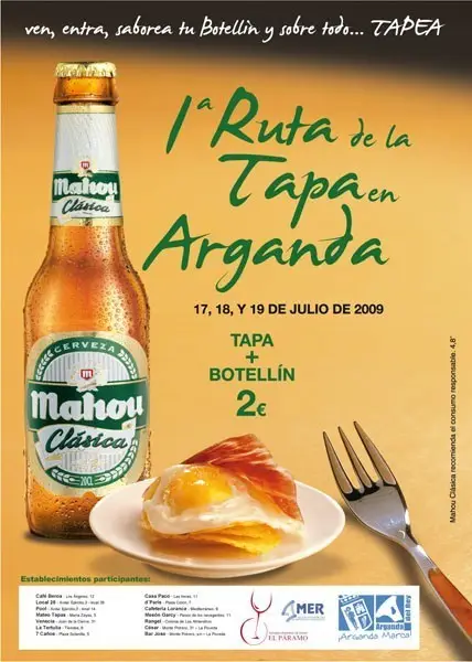 1ª Ruta de la Tapa en Arganda del Rey 1ª Ruta de la Tapa en Arganda del Rey