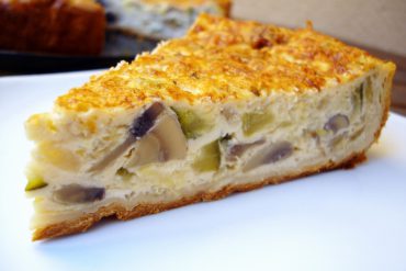 Quiché de champiñones