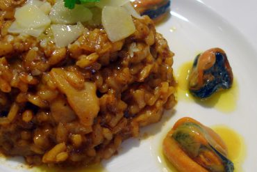 Receta de Risotto de calamares y mejillones