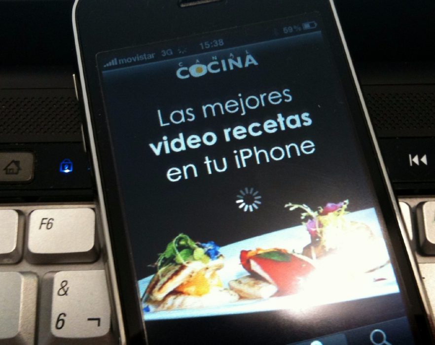 Canal Cocina en el iPhone 2