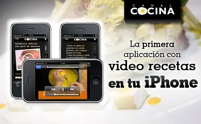 Canal Cocina en iPhone 1 Canal Cocina en iPhone 1