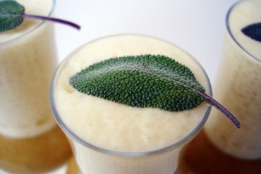 Crema de lentejas con espuma de boletus