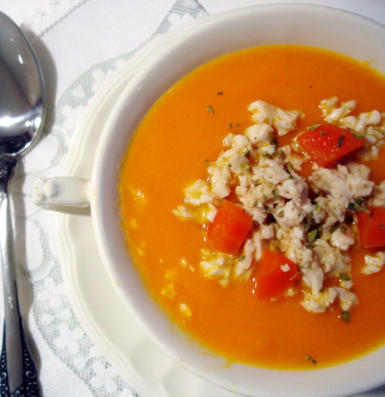 crema de zanahoria