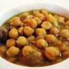 Garbanzos con boletus