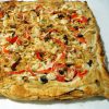 Receta de Pizza de surimi y anchoas con masa de hojaldre