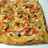 Receta de Pizza de surimi y anchoas con masa de hojaldre
