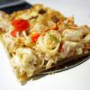 Receta de Pizza de surimi y anchoas con masa de hojaldre