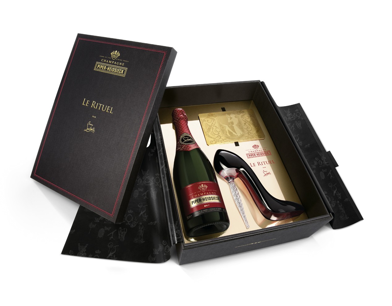 Piper-heidsieck le rituel par christian louboutin champagne