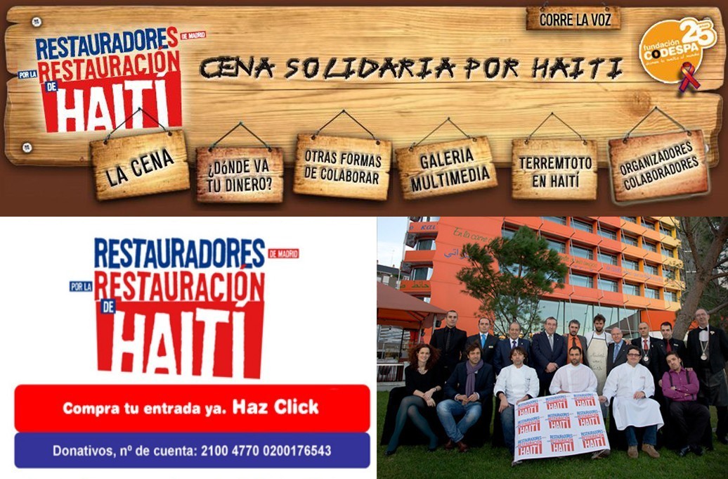 Cena Solidaria Restauradores por Haití