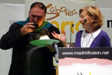 Esmeralda Capell y el cocinero asturiano José Andrés