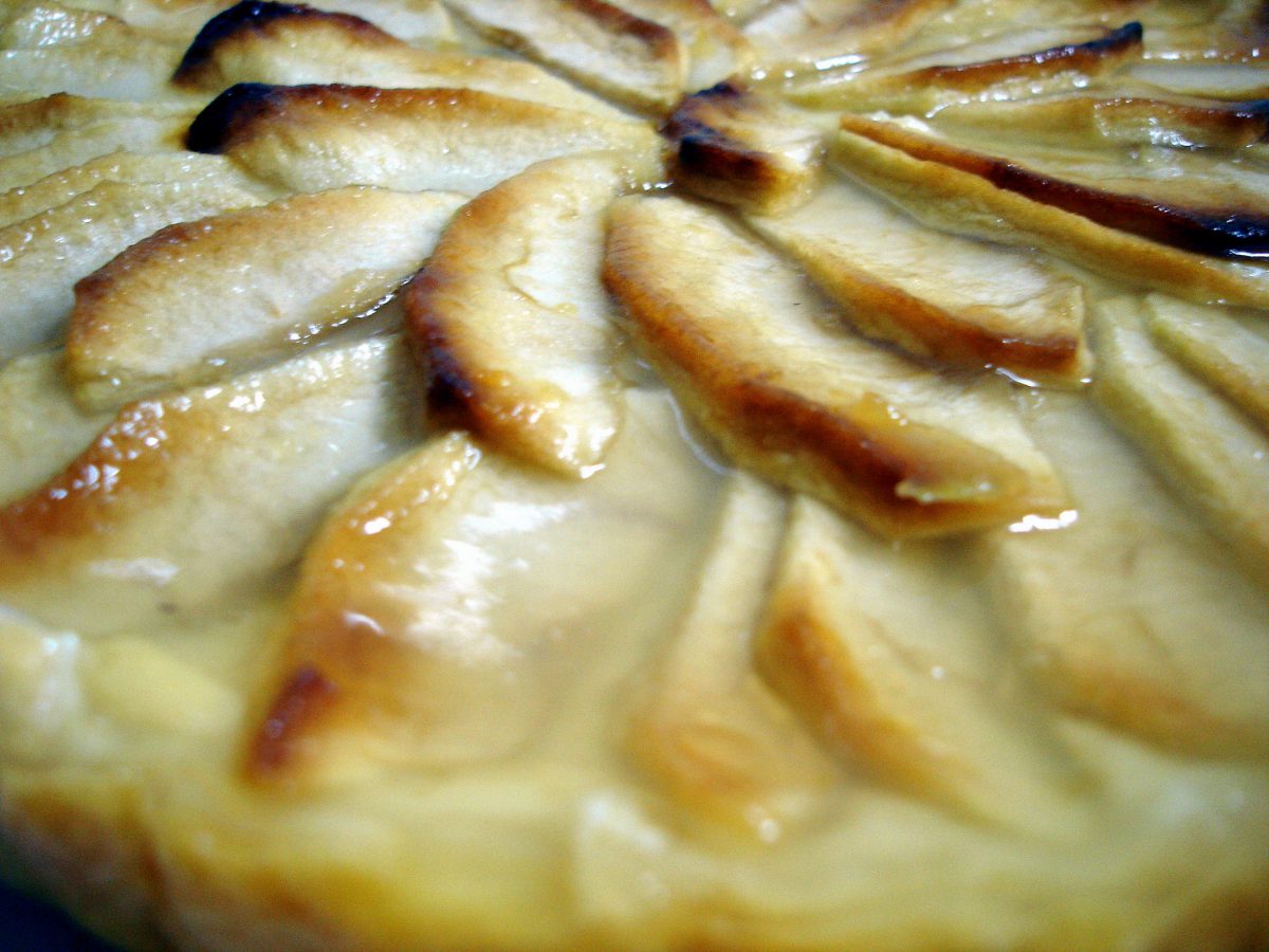 Tarta de Manzana con base de hojaldre