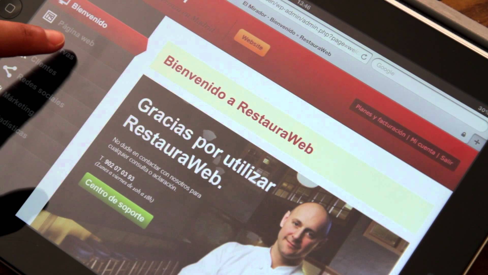 RestauraWeb, reservas on-line para restaurantes