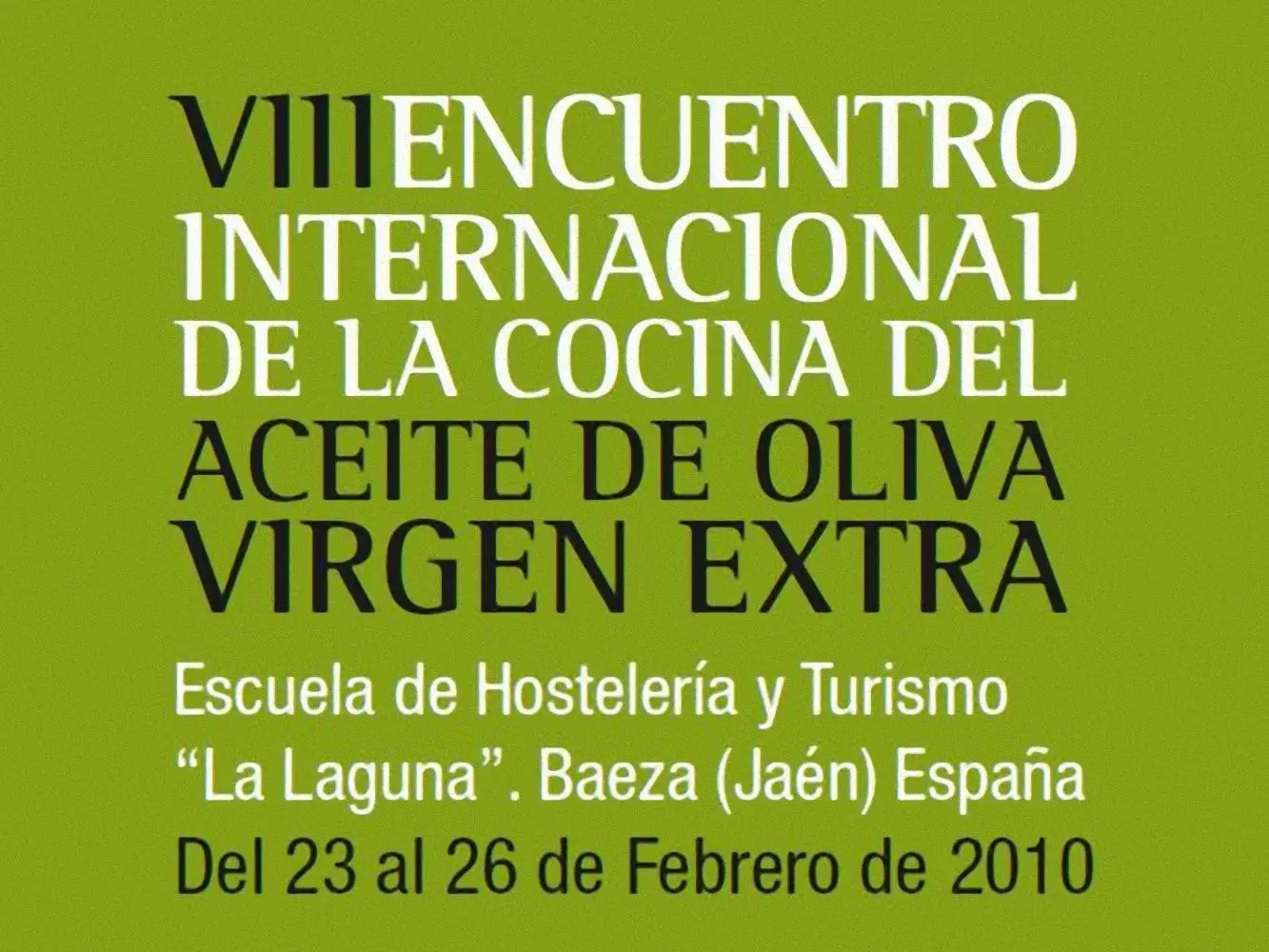 Encuentro Internacional de la Cocina del Aceite de Oliva