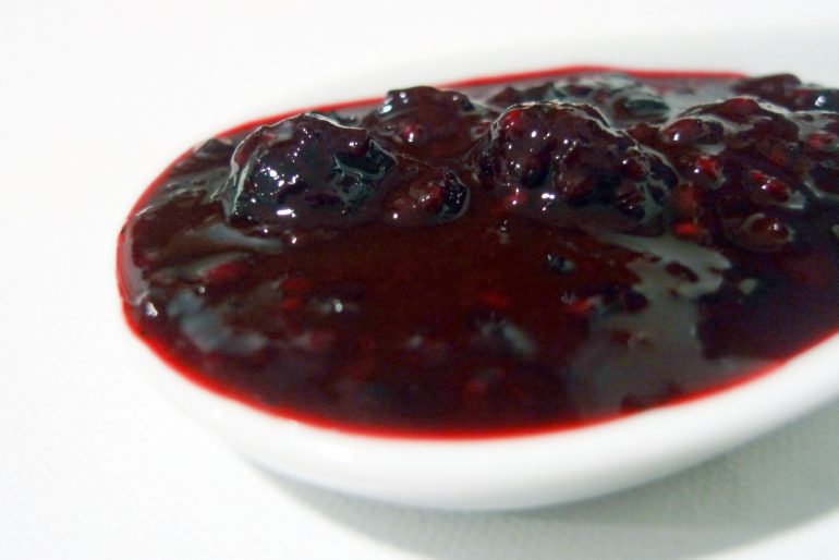 mermelada de frutos rojos