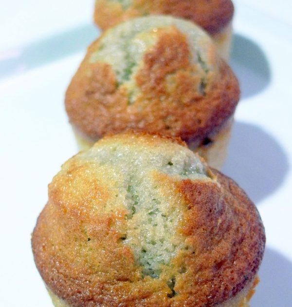 Muffins de yogurt de frutas del bosque