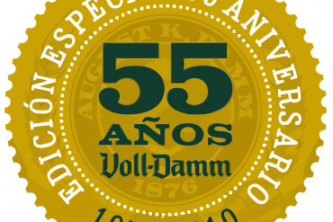 Logotipo del 55º aniversario de Voll-Damm