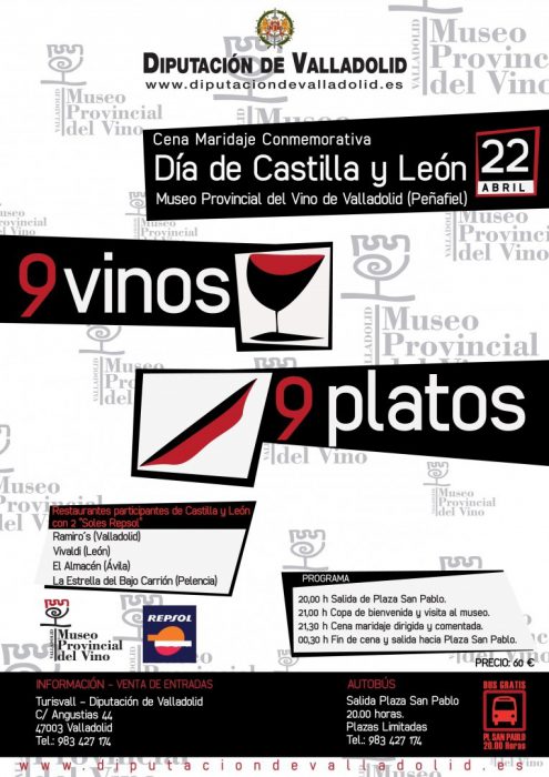 Cena Maridaje Conmemorativa Día de Castilla y León