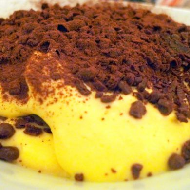 Receta de tiramisu