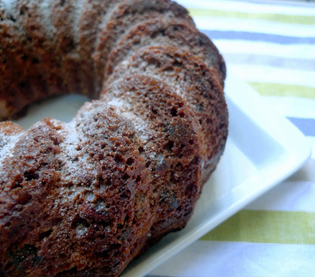 Receta de Bizcocho de chocolate y pistachos