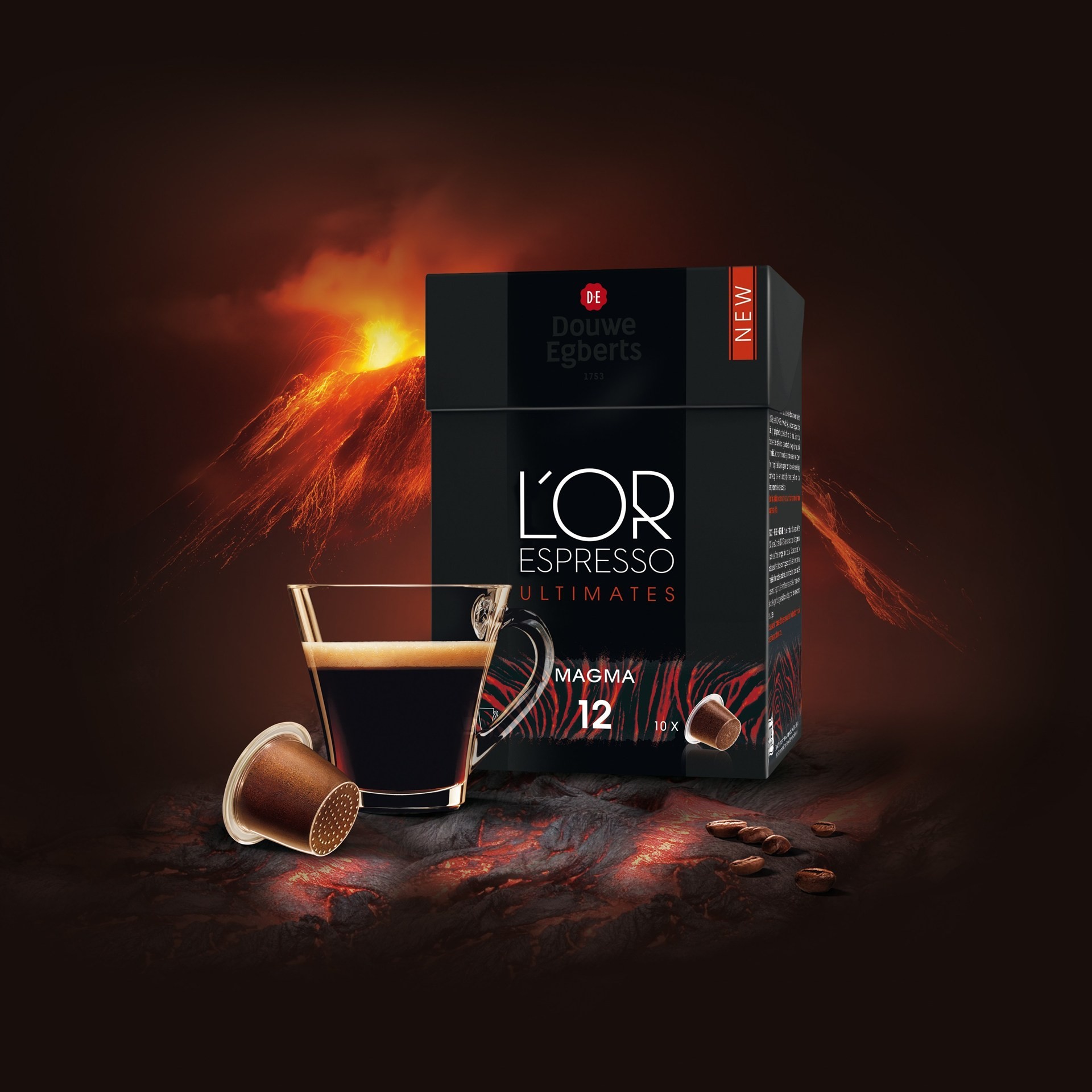 Café espresso chocolate en cápsulas L'Or compatible con Nespresso