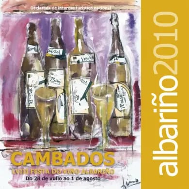 Fiesta del Vino Albariño 2010 cartel