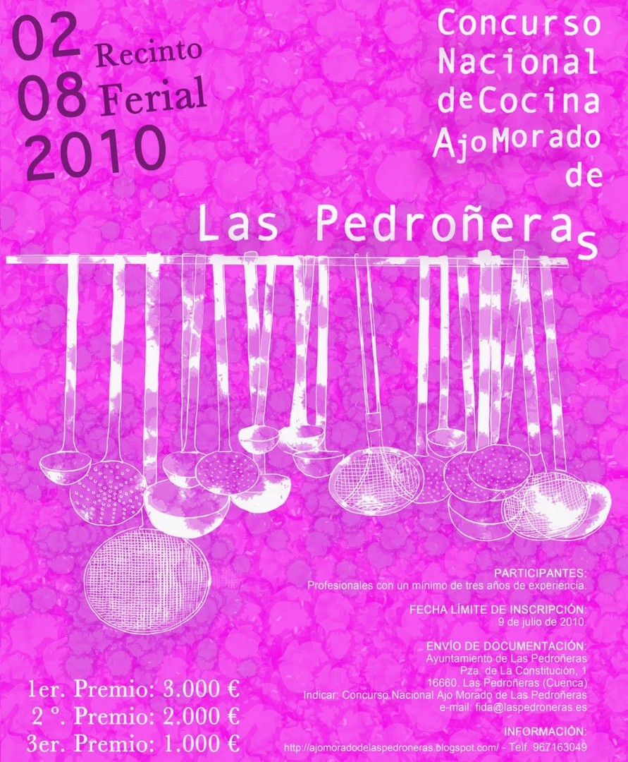 II Concurso Nacional de Cocina Ajo Morado de Las Pedroñeras