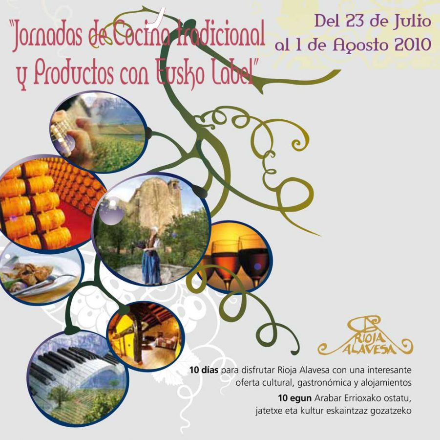 Jornadas de Cocina Tradicional y Productos Euskolabel en Rioja Alavesa