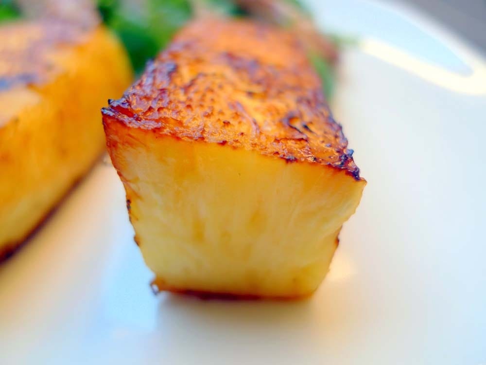 Piña a la plancha