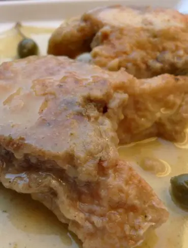 Receta de Lubina en salsa de alcaparrones