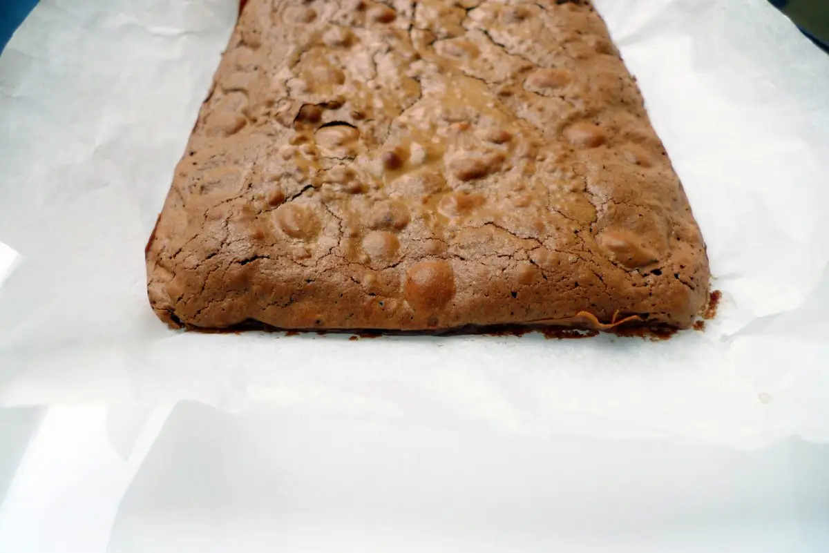 Receta de brownie de chocolate y avellanas
